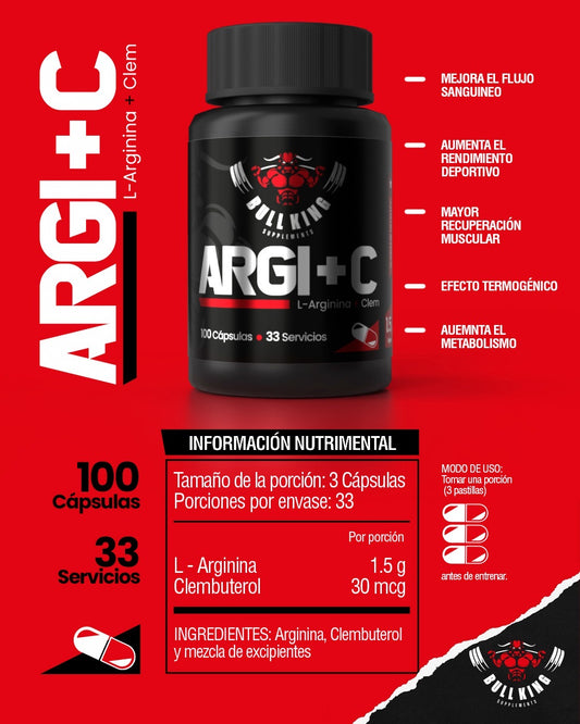 Arginina + clenbuterol